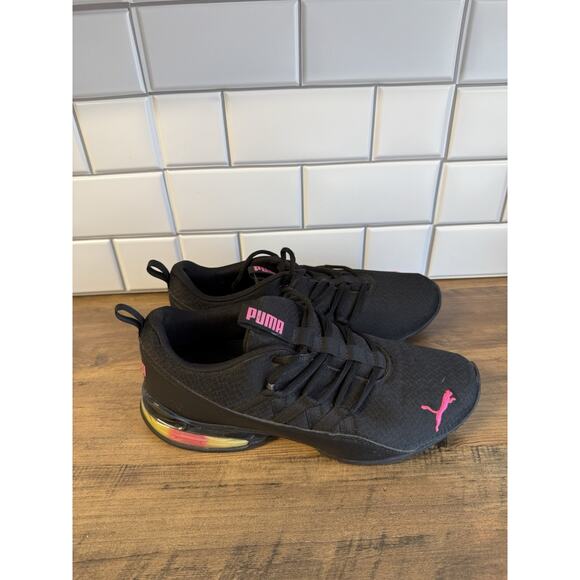 Puma Riaze Prowl Rainbow Pride Black Sneakers Women's Size 10 - Picture 3 of 8